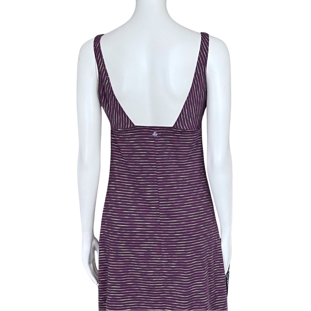 Prana Purple Striped Ivy Tank Athleisure Dress. Small. Gorpcore Gorp Backless - Picture 10 of 13